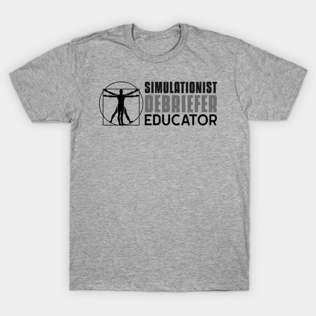 Simulationist Debriefer Educator 4 T-Shirt by Salt + Cotton